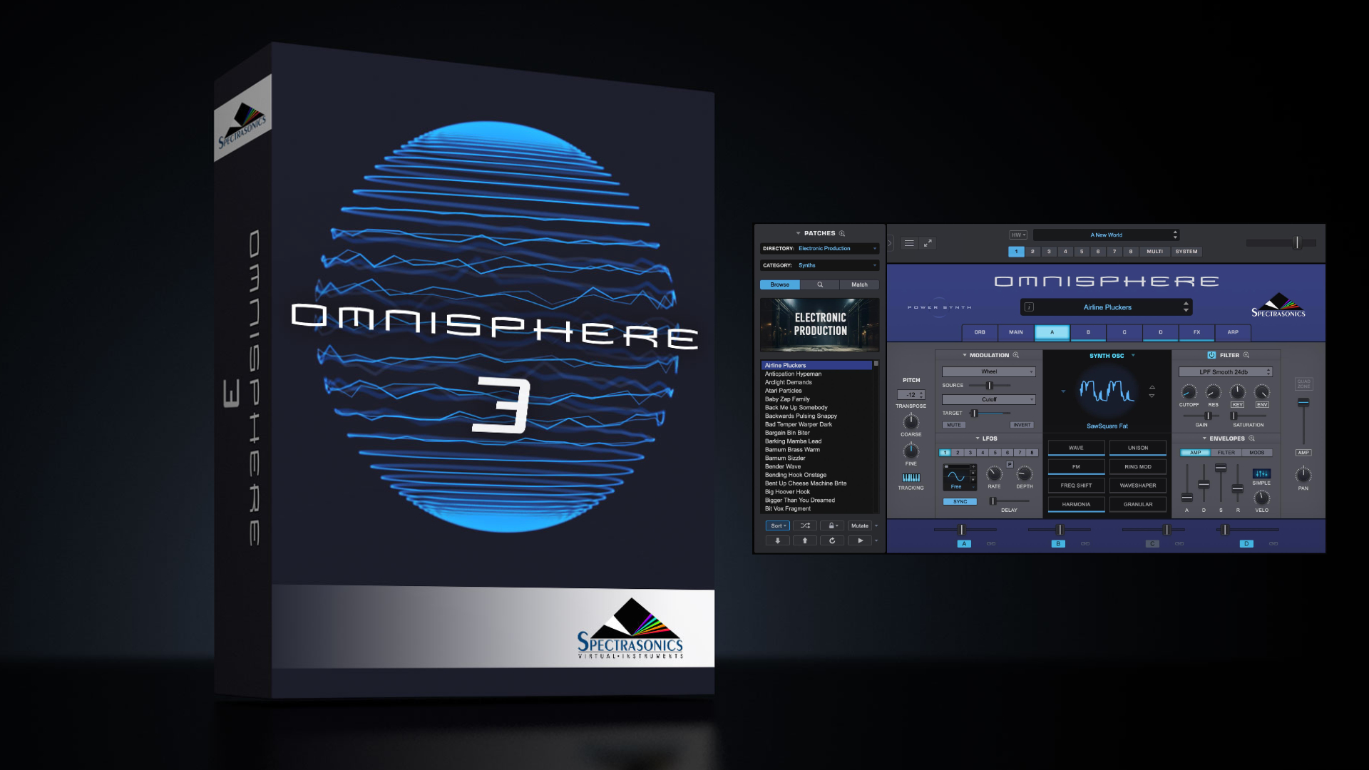 Omnisphere 3 - Interface principale