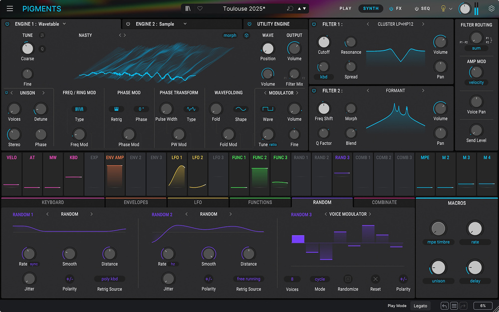 Pigments 6 - Interface