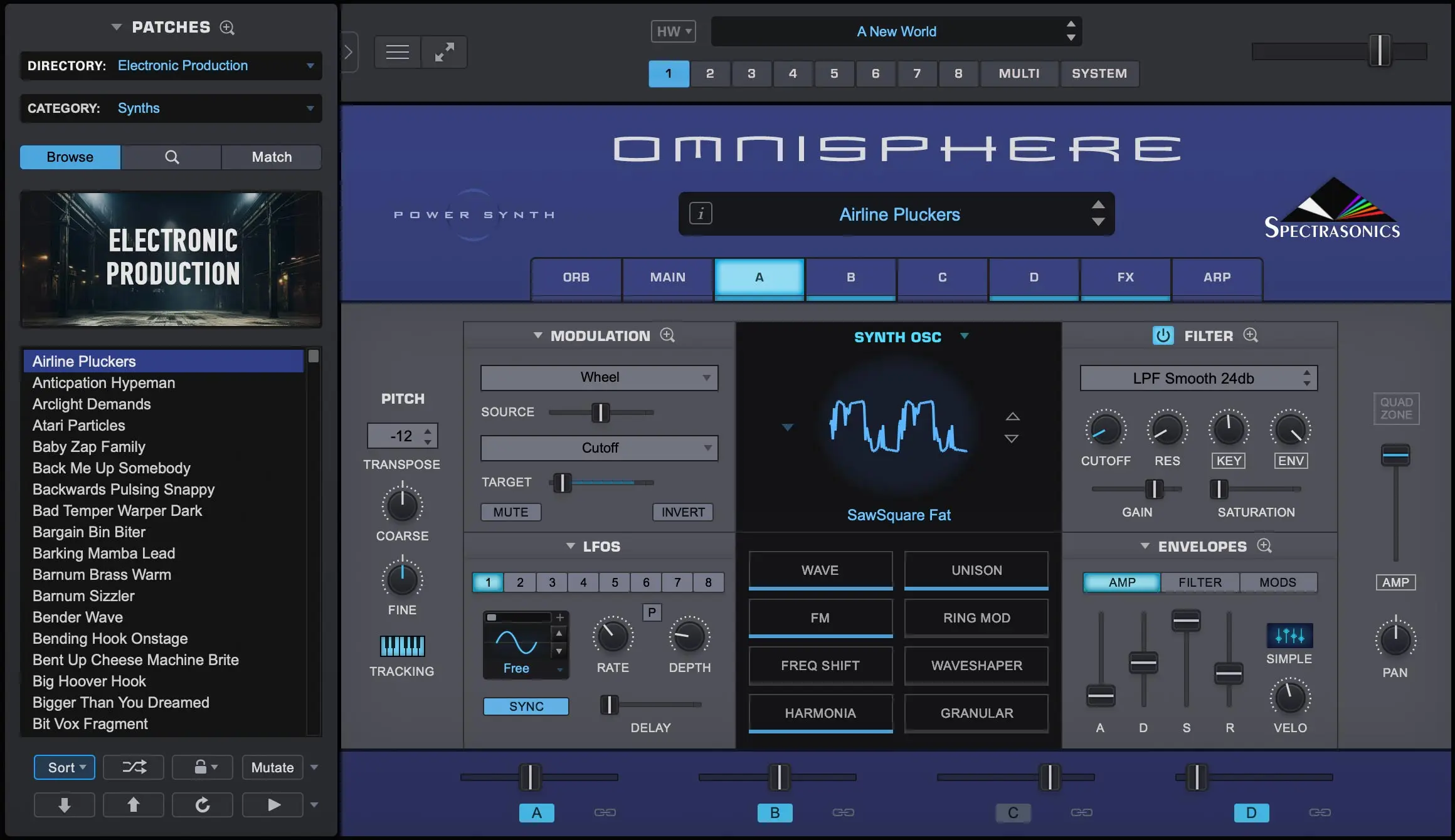 Omnisphere 3 - Detailed interface
