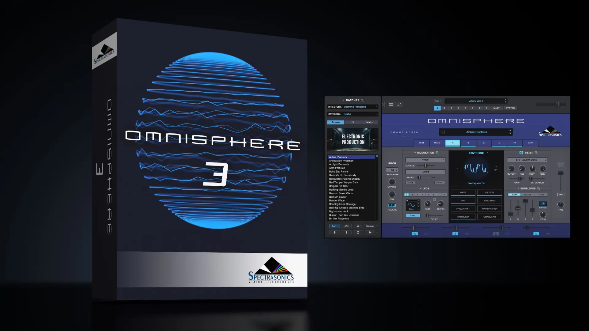 Omnisphere 3 - Main interface