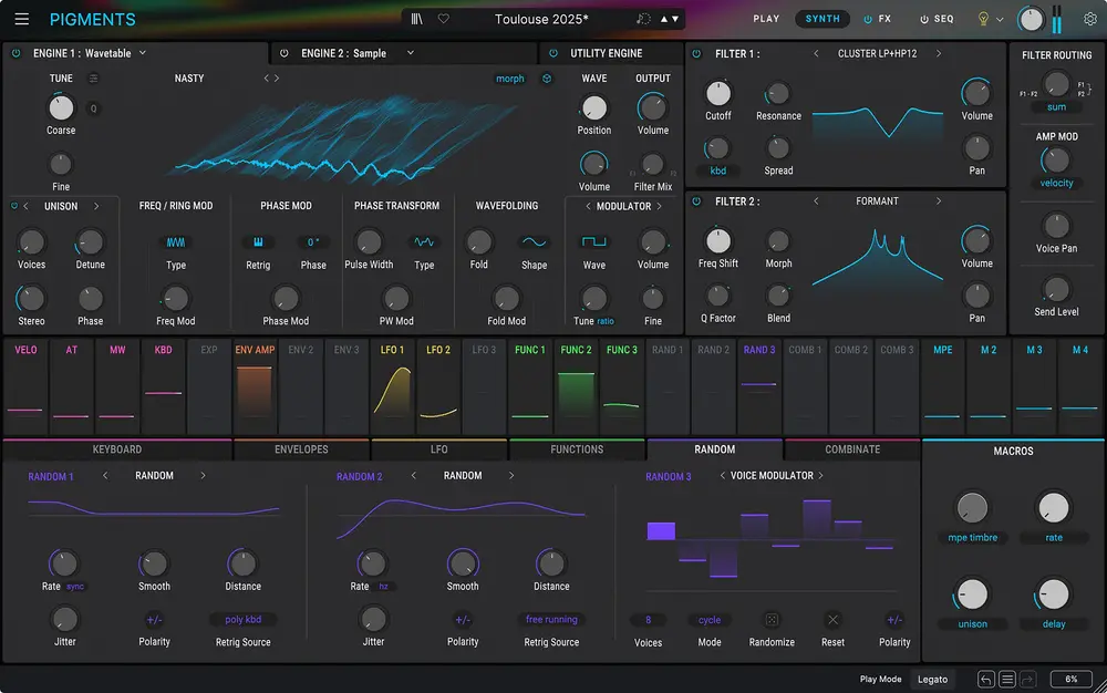 Pigments 6 - Interface