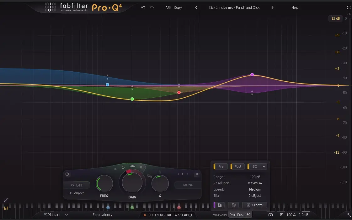 Analyseur de spectre Pro-Q 4
