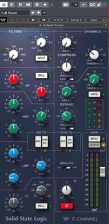 Waves SSL E-Channel Interface
